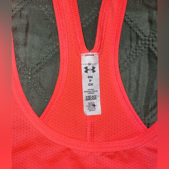 UNDER ARMOUR Womens' HEATGEAR ScoopTank with matching Sports Bra, EUC, sz Small - Picture 7 of 15
